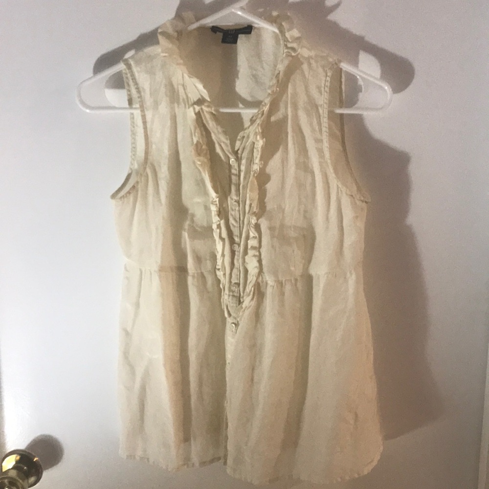 Gap button up tank